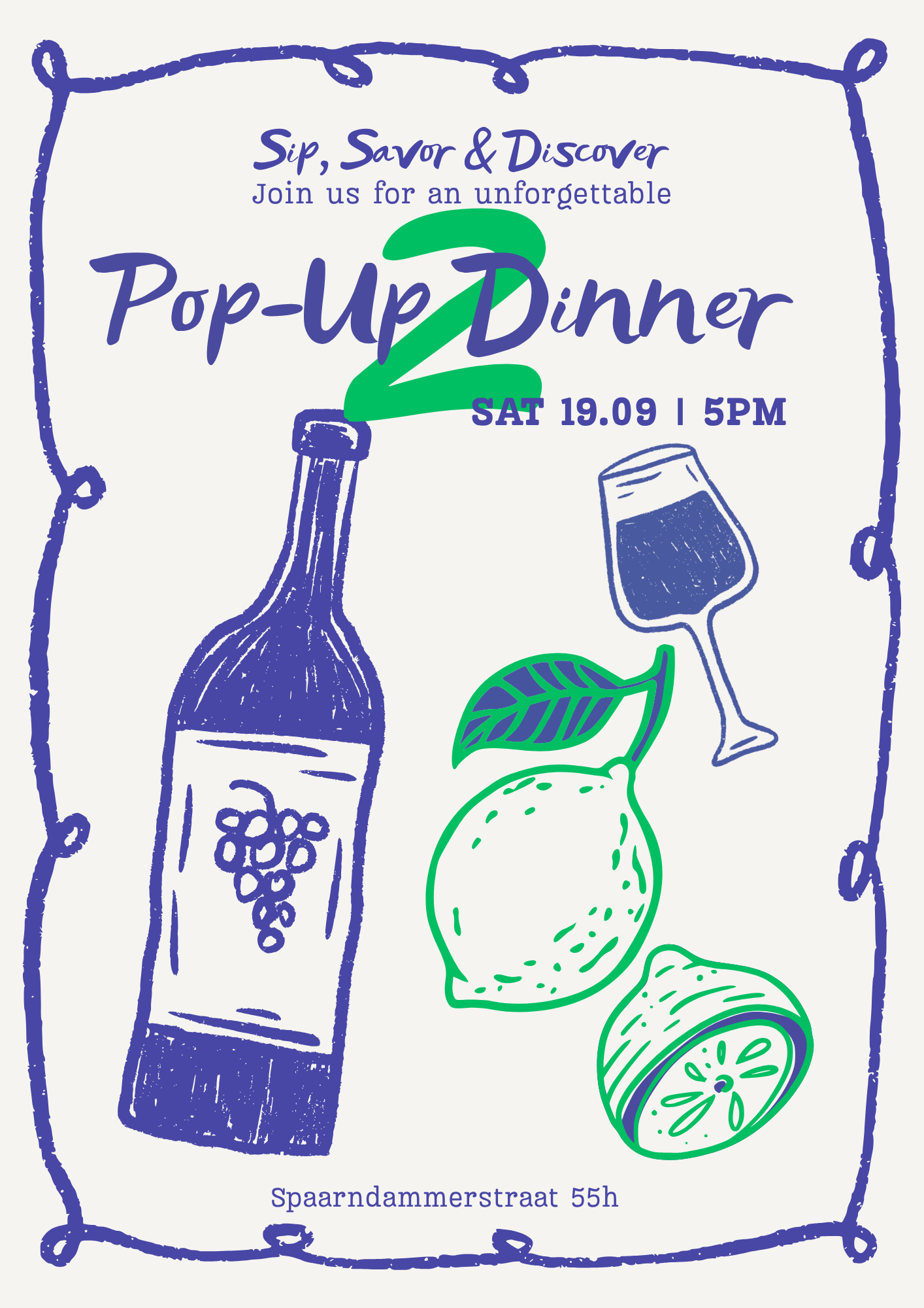 2nd Edition: PopUp Dinner @ EAT YOUR HEART OUT - SAT 19.09