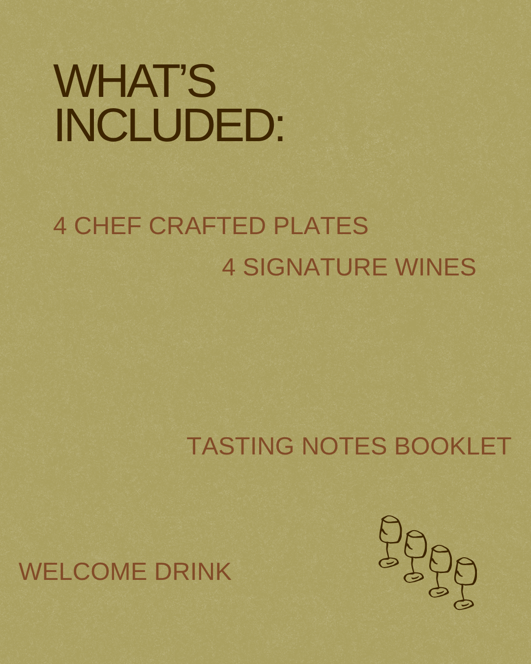 Wine Night 07.11 - 4 wines ✨ 4 course menu