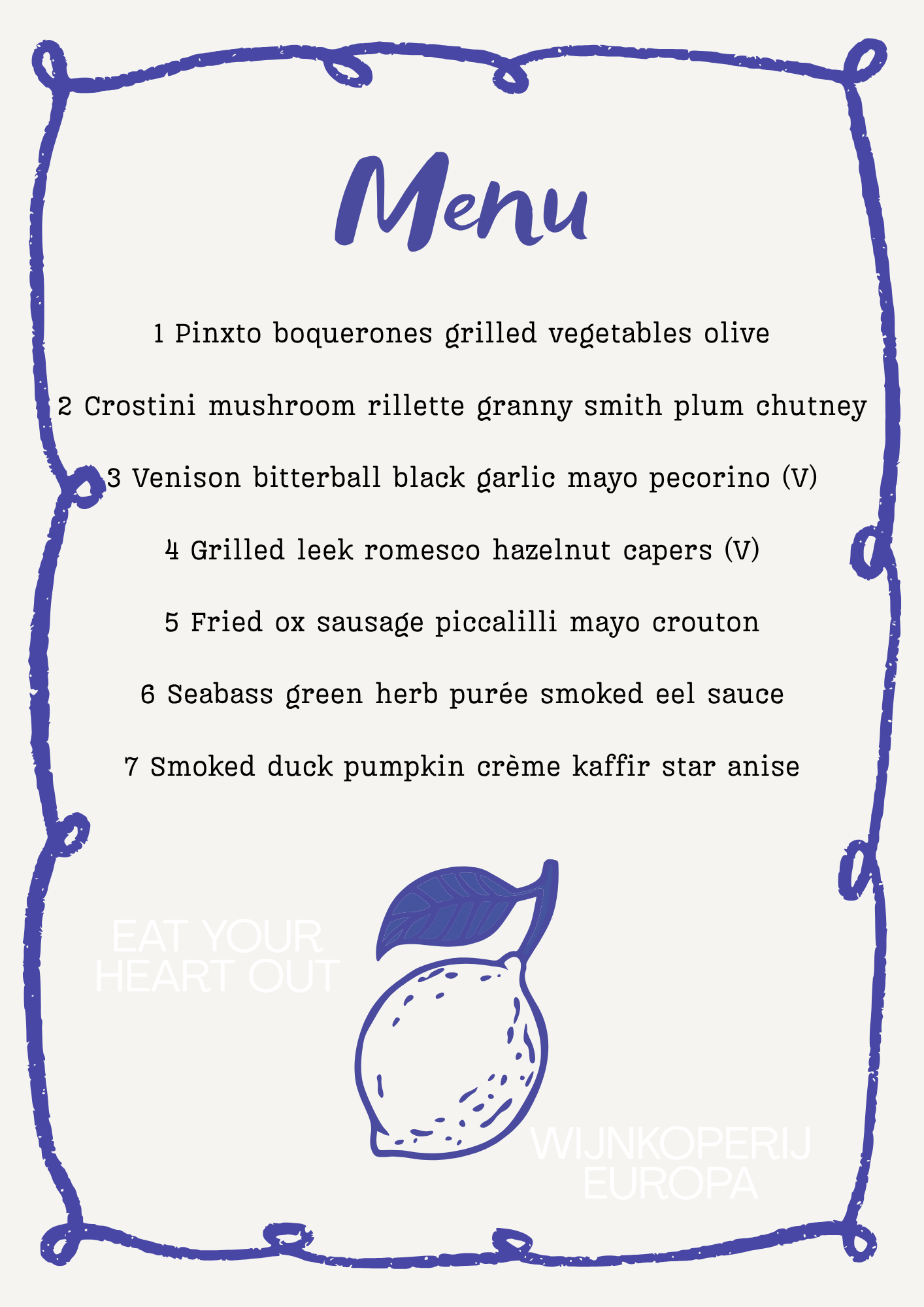 2nd Edition: PopUp Dinner @ EAT YOUR HEART OUT - SAT 19.09